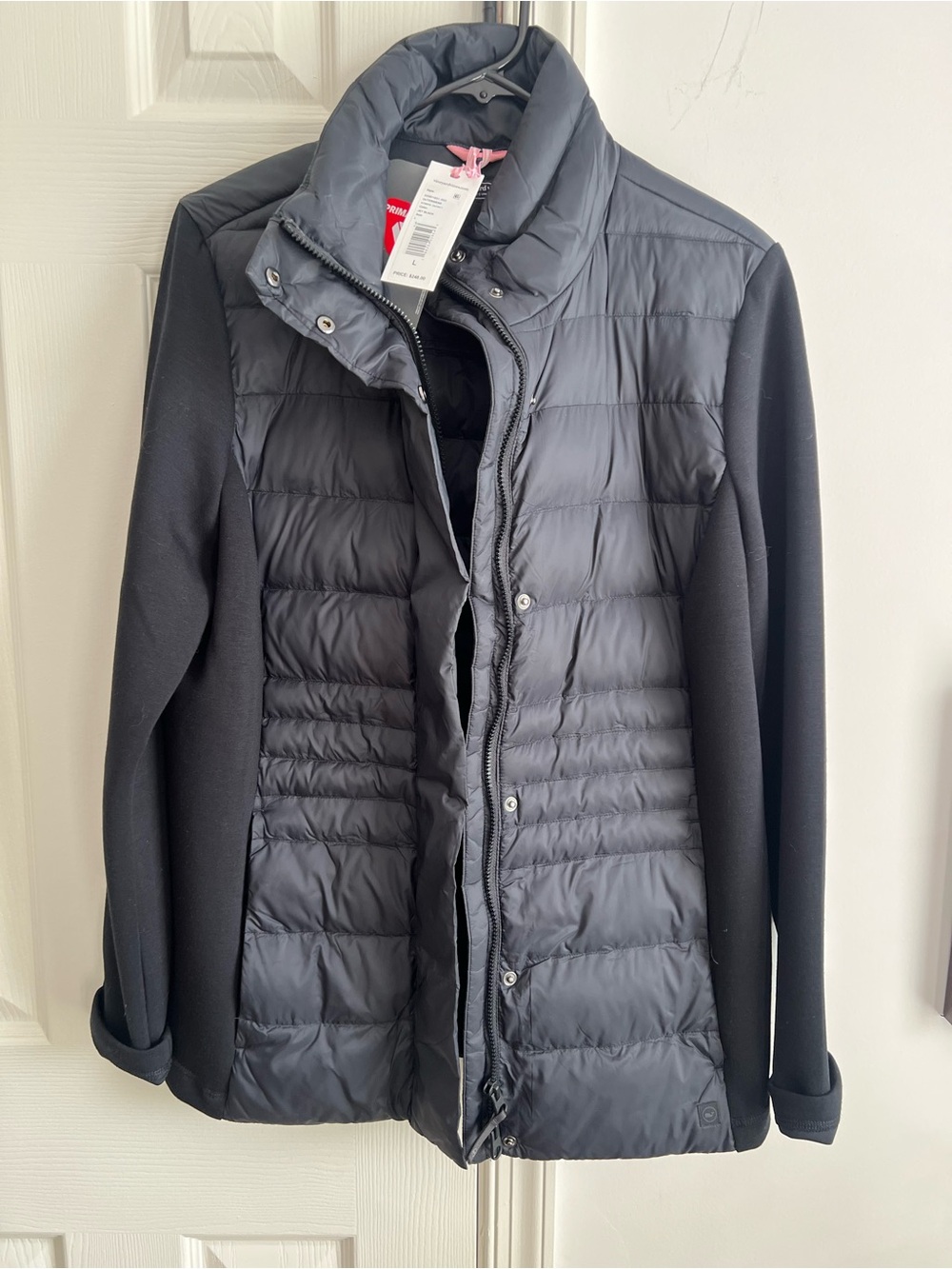 Vineyard Vines black primaloft Quilted Hybrid Jacket - Black L